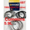 Hastings Piston Rings (set) 1988-2004 Dodge CUMMINS 5.9L Turbo Diesel