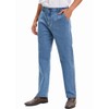 voeeron Mens Elastic Waist Jeans Relaxed Fit Men's Jeans with