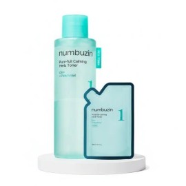 넘버즈인 [Cooling Soothing] Numbers In No. 1 Calming Pure Toner 300ml refill plan (+300ml free) / [쿨링진정]넘버즈인 1번 진정 맑게담은 청초토너 300ml 리필기획(+300ml 증정)