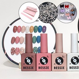 Bessiegel Besi Gel Fall Trend Old Pop Color Gel + 30 Parts / 베씨젤 가을 트렌드 올드팝 컬러젤+파츠30개