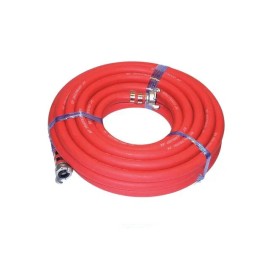 Blastline USA 3/4" x 50 feet Heavy-Duty Jackhammer Red Rubber Hose Assembly, 300 PSI