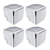 sourcing map Corner Protection Edge Protection Cover Metal Box Silver