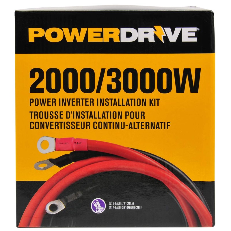 PowerDrive Installation Kit for 2000-3000 Watt Power Inverter