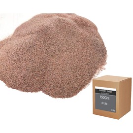Sand blasting media 55 LBS Garnet #150 Grit Sandblaster sand Abrasive Garnet Sand for Blasting and Waterjet Cutting