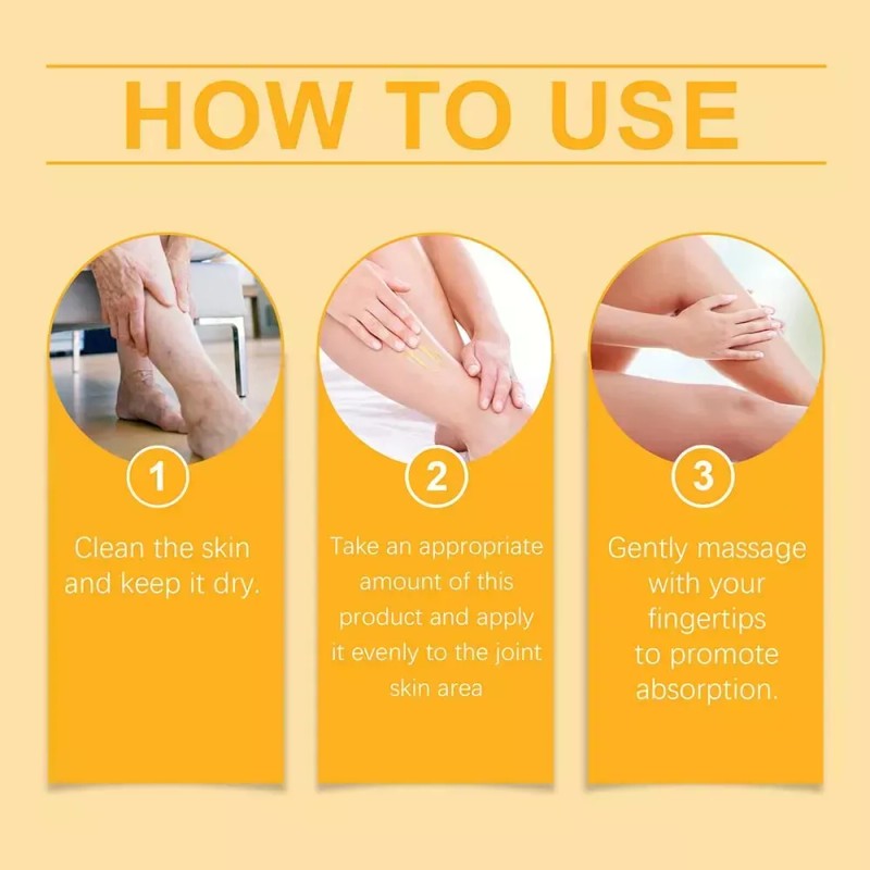 Crema Corporal Para Aliviar El Dolor Articular, 5 Unidades