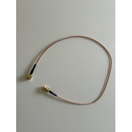 TMC Fish Finder, Bait Boats, Aerial/Extended Antenna lead connector - 50cm Long. SMA Male plug to SMA Female Bulkhead Jack RF Jumper pigtail