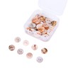 Pack of 30 Mother of Pearl Buttons, Natural Shell Buttons
