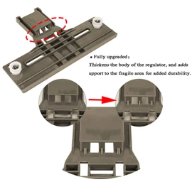 Dishwasher Top Rack Parts W10350376 & W10195840 & W10195839 for Kenmore Elite 665 Dishwasher, Whirlpool Dishwasher, wdt730pahz0, Replace W10350374, W10712394 (6 Packs)