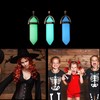 Wixine 6Pcs Glow In The Dark Luminous Stone Pendant Necklace