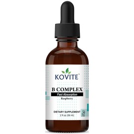 Kovite B Complex Liquid Fast Absorption - Raspberry - 2 fl oz