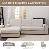 MDSASFD Chenille Sectional Sofa Covers - Washable Dog-friendly Herringbone Couch