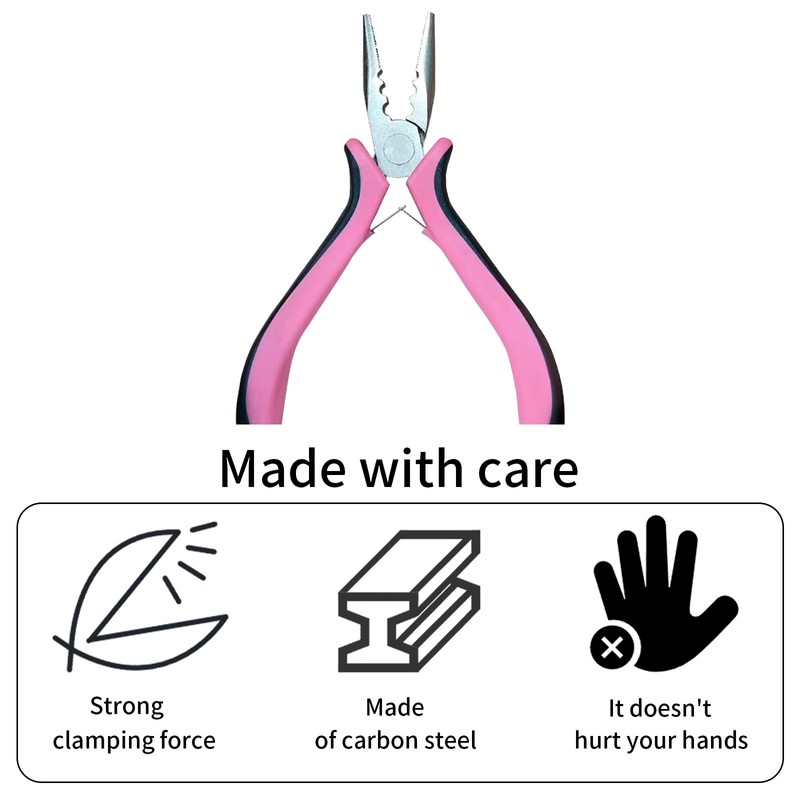 Hair Extension Pliers for Professional Use, Mini Pliers Precision Tool