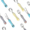 Lehoo Castle Toddler Utensils Set, 6PCS Toddler Silverware Spoon and