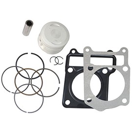 TOP NOTCH PARTS PISTON RINGS HEAD GASKET SET KIT FITS YAMAHA TTR 125 TTR125 TTR-125 2000 2001 2002 2003 2004 2005 2006 2007