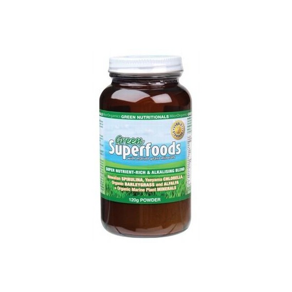 GREEN NUTRITIONALS Organic Green Superfoods Powder 120g