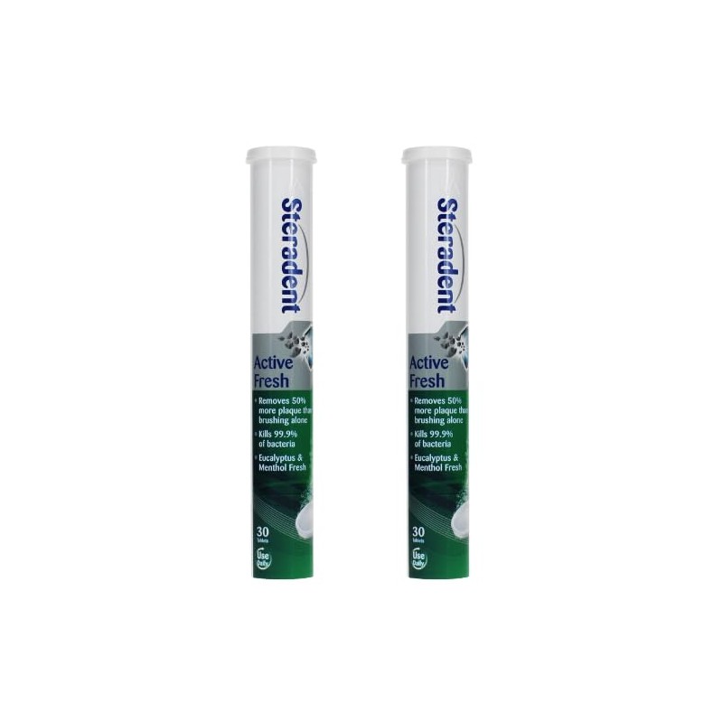 Steradent Active Fresh Denture Cleaning Tablets 60 - Pack of