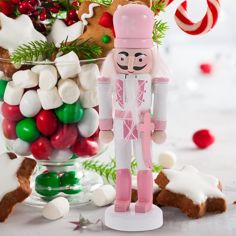 BESPORTBLE Christmas Nutcracker: 5Pcs Hanging Nutcracker Pendant Desktop Nutcracker Ornaments