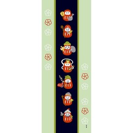 Tenugui, Lucky Daruma Seven Lucky God