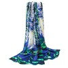 prettystern Women's Silk Scarf Van Gogh Painting Art Prints -