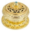 Incense Burner Smoke Backflow Ceramic Glaze Censer Cone Holder Home