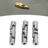 3Pcs 5mm to 5mm Inner Dia Rotatable Universal Steering Shaft