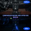 Ouzorp 2 Pcs Mini USB LED Light, Car LED Interior