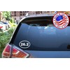 Sunset Graphics & Decals 26.2 Decal Vinyl Car Sticker Marathon