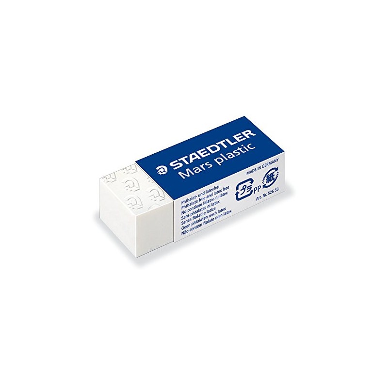 Staedtler 526 53 ABK3D Mars Plastic Rubber Mini Phthalate-Free and