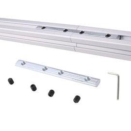 YXQ 10Pcs Straight Line Connector 2020 Series Inside 3.9 Inch Joint Bracket with M5 Screws for 6mm T Slot Aluminum Extrusion Profile