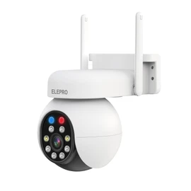 PTZ360 3K Resolution, 5 Megapixel Surveillance, Security Camera, Outdoor Surveillance Camera (1080P or 3 Million), Full Color Night Vision, Auto Tracking, Motion Detection, Push Notification, Voice