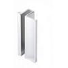 CRL Brite Chrome Slip-On Handle For 3/16" or 1/4" for Frameless Sliding Door