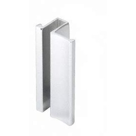 CRL Brite Chrome Slip-On Handle For 3/16" or 1/4" for Frameless Sliding Door