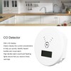CO Detector Battery Operated Audible and Visual Mini CO Alarm