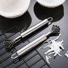 2Pcs Stainless Steel Coconut Scraper Coconut Grater, Fish Scraper Five