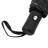 Clear Automatic Foldable Umbrella 8 Ribs 3 Folding Black Edging