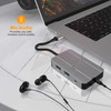 USB C Hub with 4K HDMI VGA USB3.0 3.5mm Audio