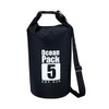 PR-DRYBAG5-BK Waterproof Bag, Dry Bag, 1.6 gal (5 L), Compact