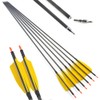 AMEYXGS 34 Inch Carbon Arrows 400 Spine Hunting Arrows with
