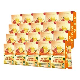 G Pure 100 Organic Lemon Grapefruit Juice 14 sachets x 20 boxes (total 280 sachets) / G 퓨어 100 유기농 레자몽 레몬 자몽즙 14포 x 20박스 (총 280포)