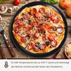 Herogo Pizza Tray, Diameter 26 cm, Round Stainless Steel Pizza