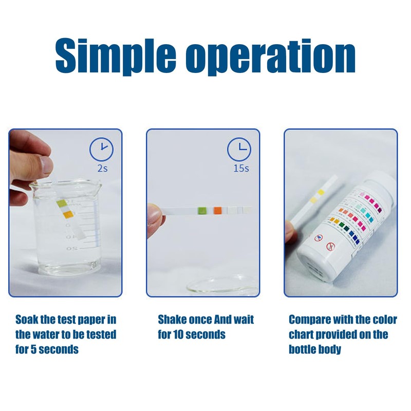 Hot Tub 6 In 1 Test Strips,PH Test Strips,PH Tester