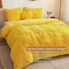 MEGO Luxury Shaggy Faux Fur Duvet Cover Set, Soft 3