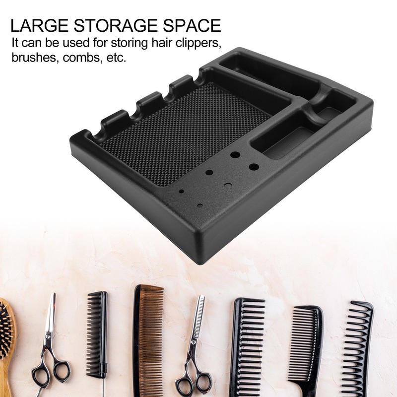 Salon Electric Hair Clipper Storage Box Hair Trimmer Brush Organizer
