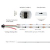 FCOB WS2811 RGB Smart IC COB Strip Lights 16.4FT, 12V