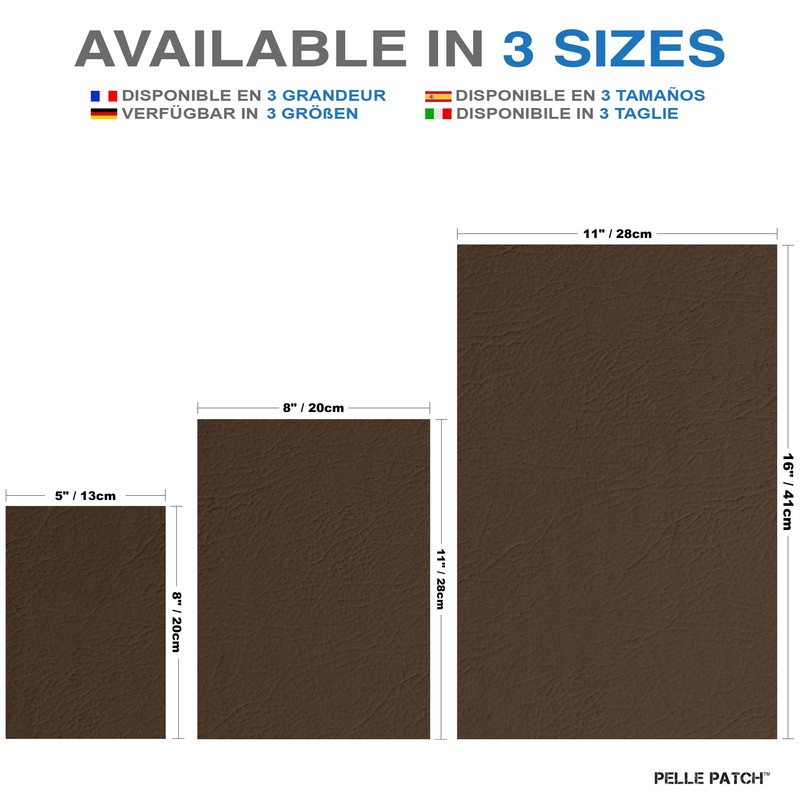 Pelle Patch - Peel And Stick Leather - 25 Colors