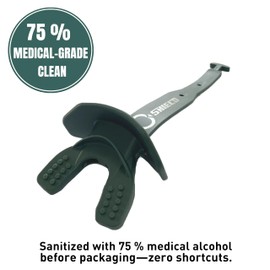 O Shield Mouthguard Airtight with Strap and Vortex Design, Generating Enough Airflow, Professional Stylish Ergonomic Fashion, Dark Green