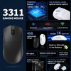 Ultra Lightweight 45G Tri-Mode Wireless Mouse with Charging Dock, Bluetooth,