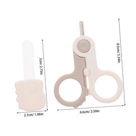 SUPVOX Infant Nail Safety Scissor Set Pinchproof Nail Clippers for Newborns Toddlers