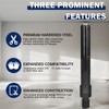 DaduoRi 5/8"-11 Male Thread to SDS Max Shank Core Drill