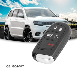 ACROPIX Car Keyless Remote Case Key Fob Shell Fit for Grand Cherokee for Dodge for Ram - Pack of 1 Black